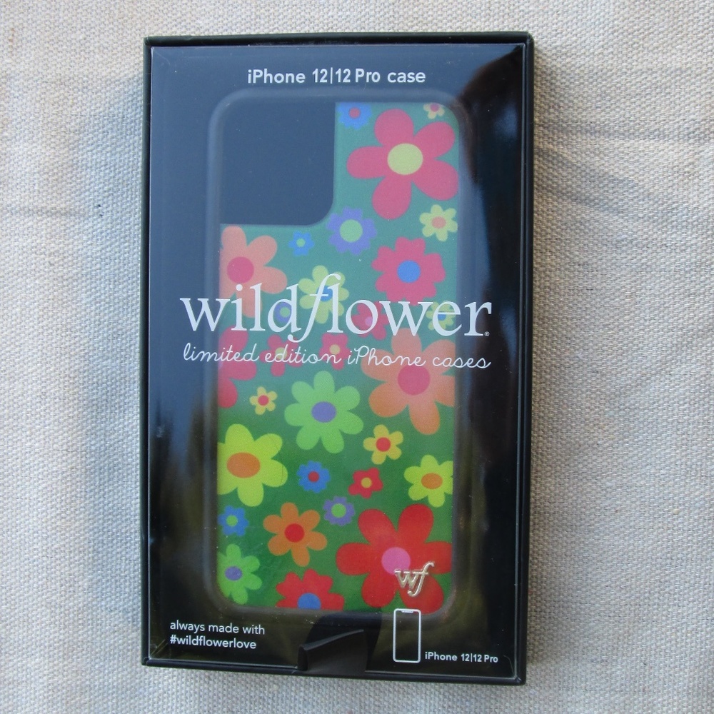 wildFlower limited edition iPhone 12/12 Pro case "Bloom" Flower Power